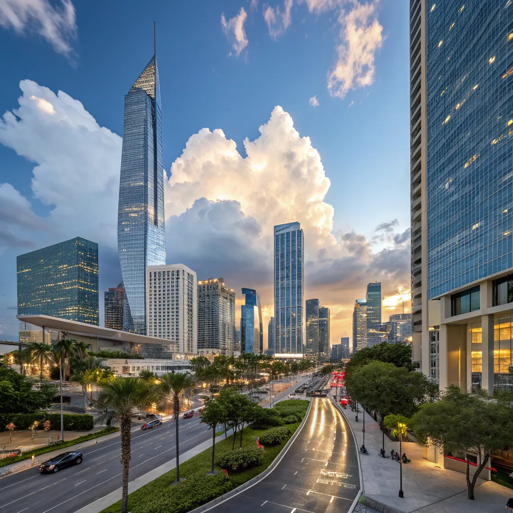 Stylish View of City